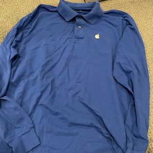 Apple employee collar shirt